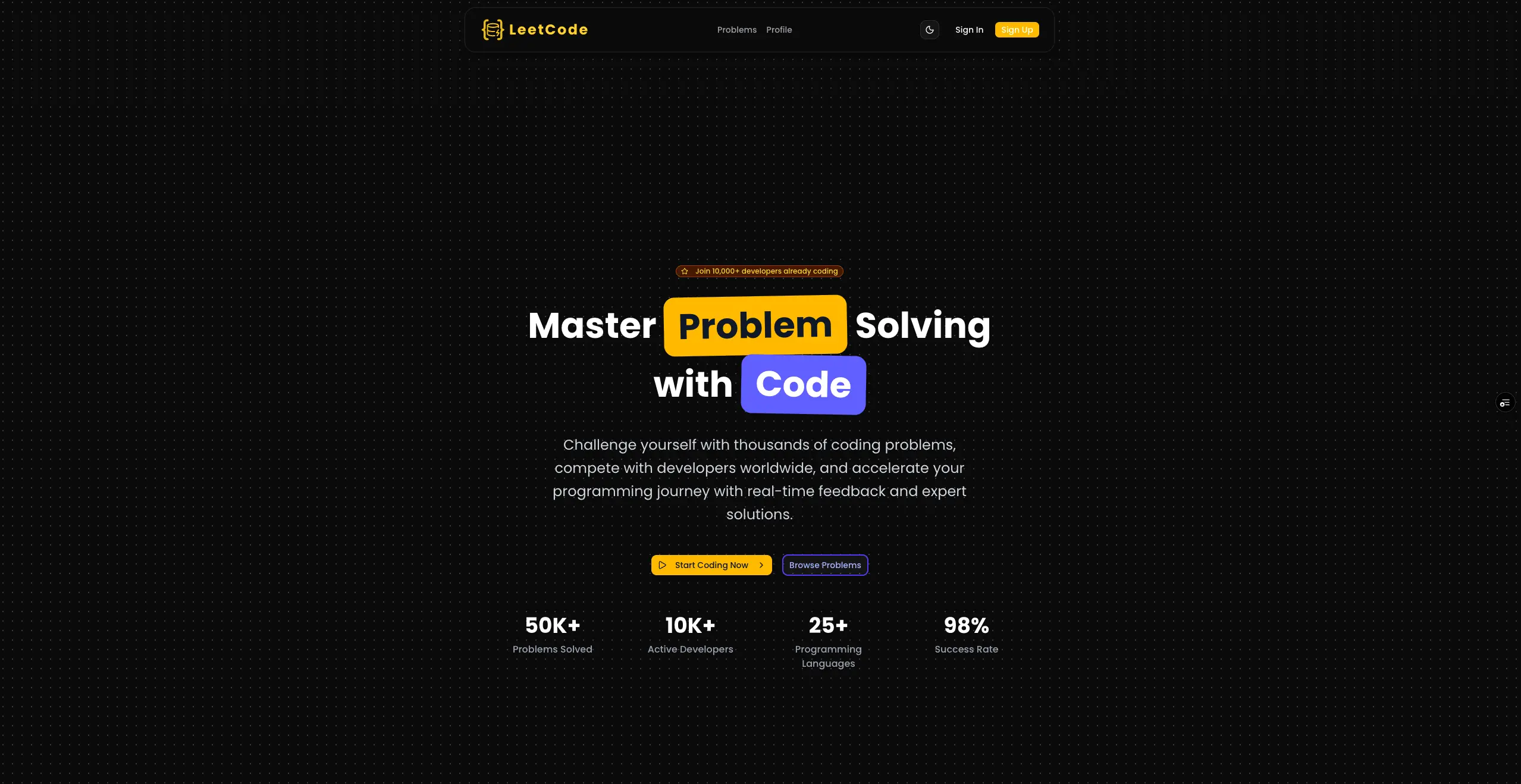 Full-Stack Coding Platform